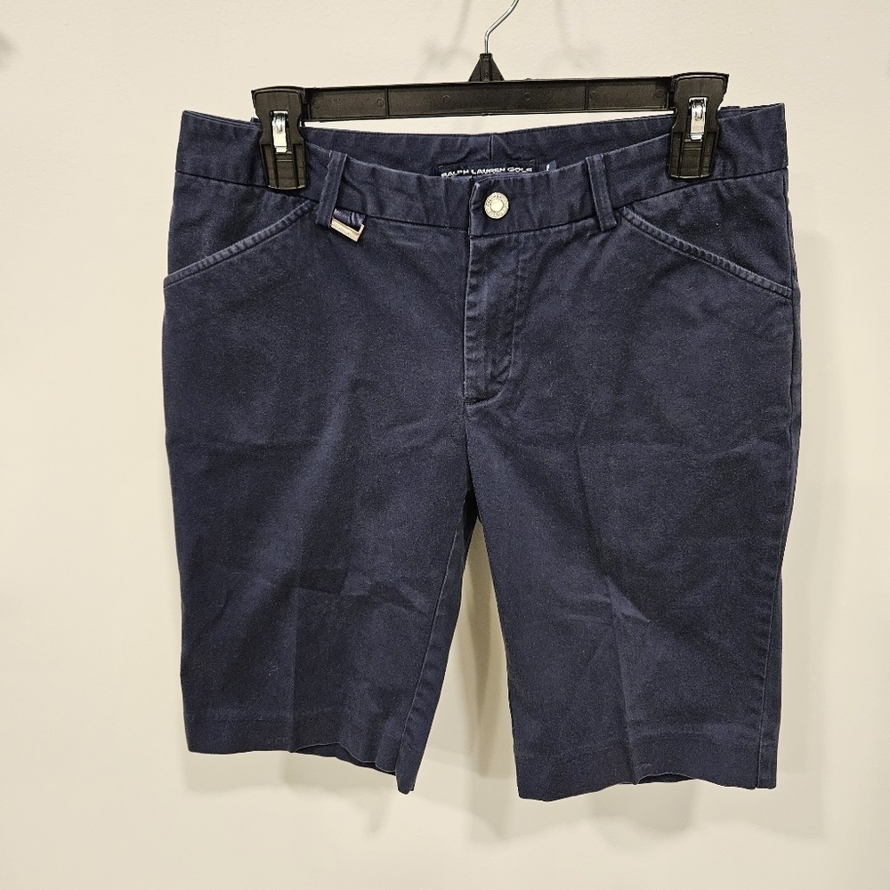 Ralph Lauren Golf Size 6 Womens Shorts Navy Blue